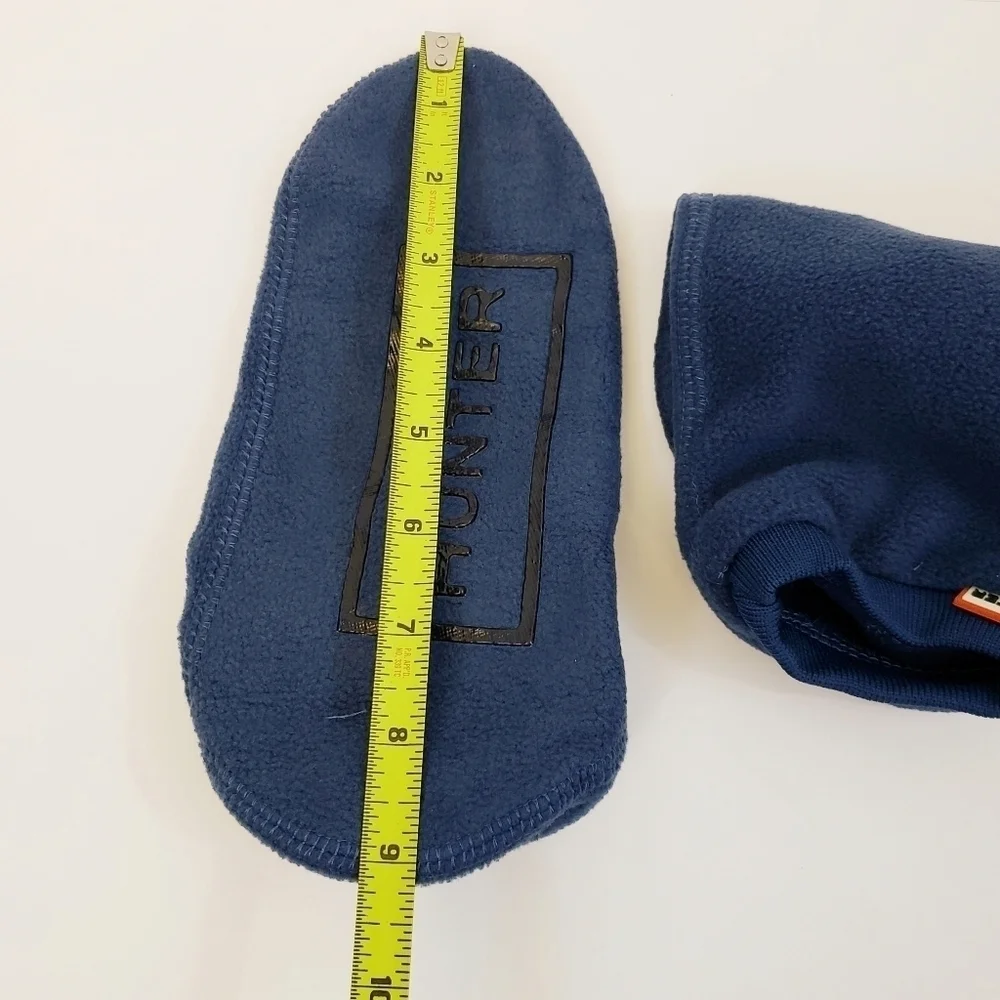 NIB Hunter Kids Fitted Ankle Boot Socks Blue Kids Size XL